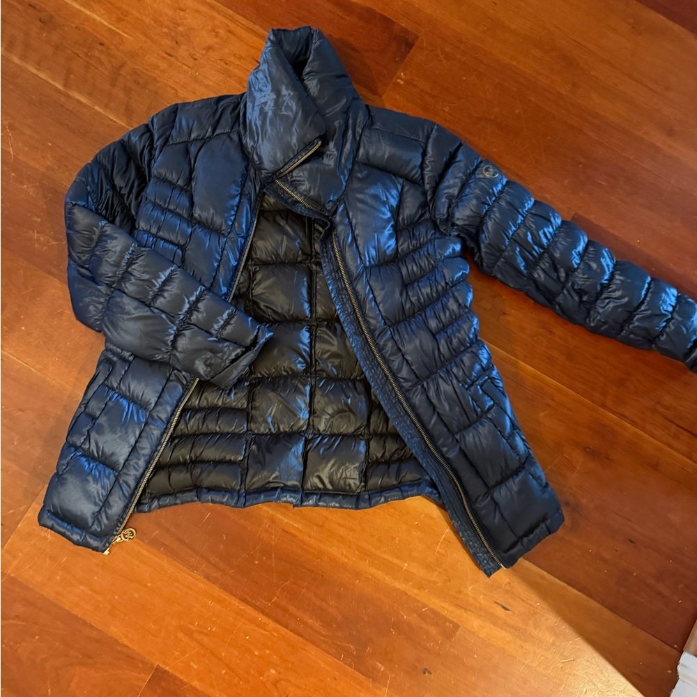 Michael Kors Navy Puffer Jacket